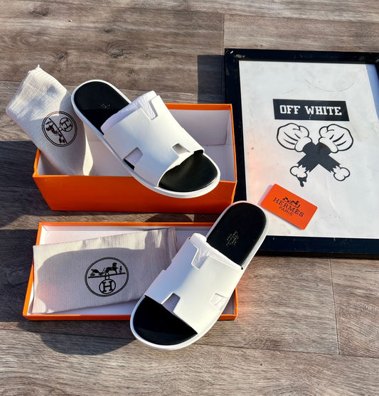 Hermès Izmir sandals Blanc